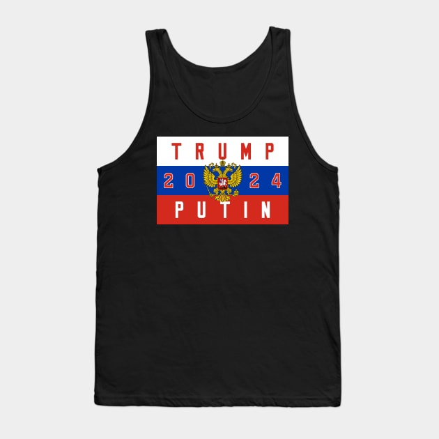 TRUMP PUTIN 2024 Tank Top by MAR-A-LAGO RAIDERS